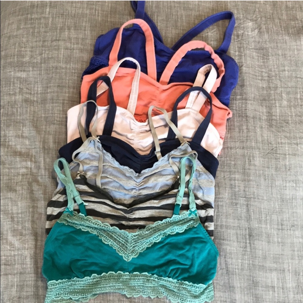 Aerie Cotton Bralettes
